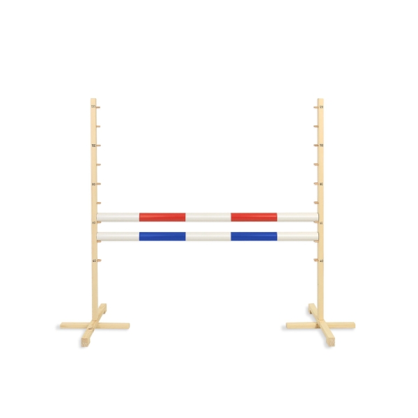 Hindernis voor Hobby Horse 120cm, 2x Stang 50mm Rood