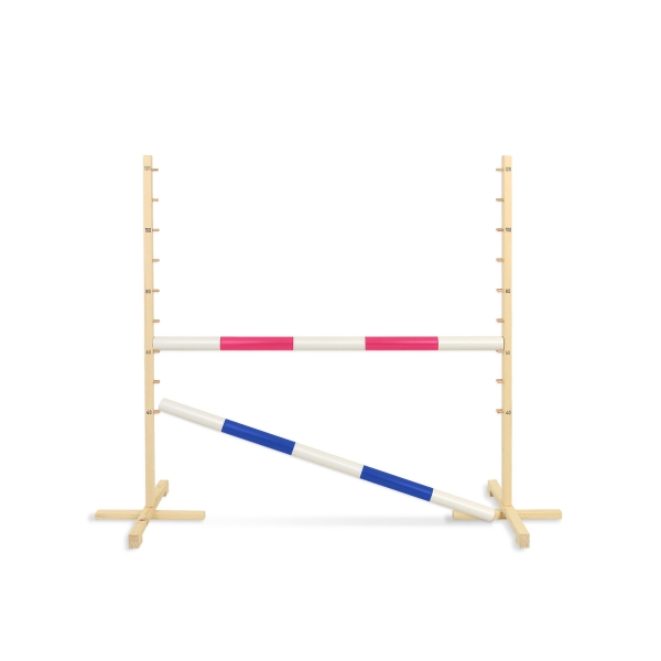 Hindernis voor Hobby Horse 120cm, 2x Stang 50mm Roze