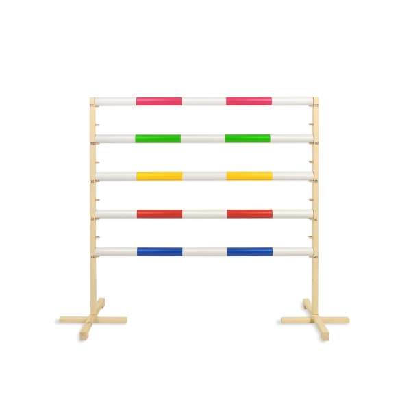 Hindernis voor Stokpaarden 120 cm met Stang 50mm Blauw