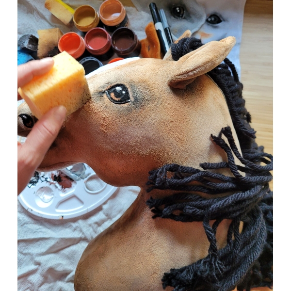 Hobby Horse Stokpaard Donkere Kastanje A3