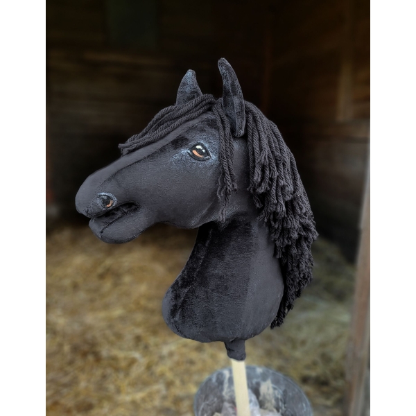 Hobby Horse Zwart Stokpaard
