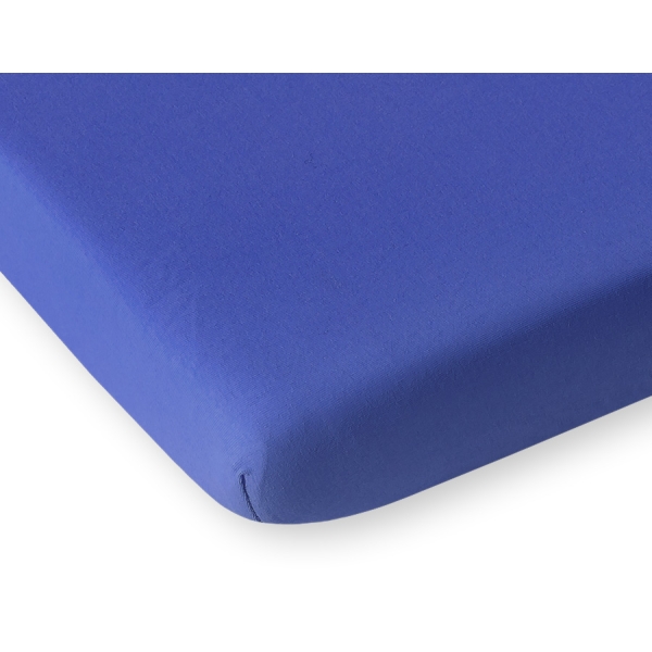 Hoeslaken Jersey 140x200 cm Donkerblauw