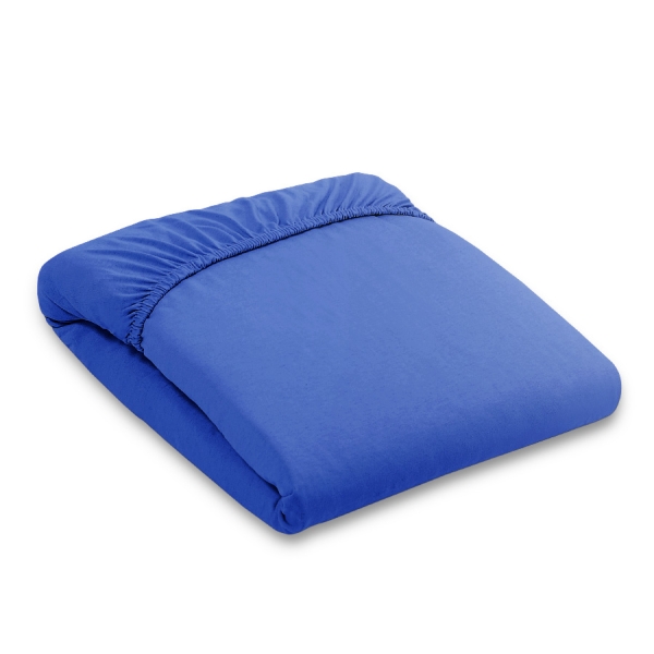 Hoeslaken Jersey 140x200 cm Donkerblauw