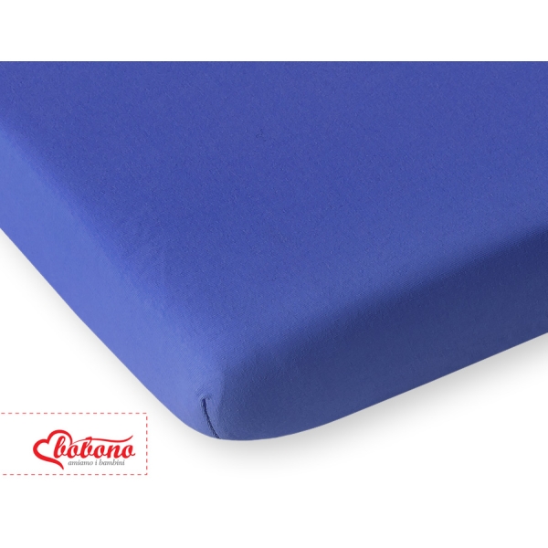 Hoeslaken Jersey 140x200 cm Donkerblauw