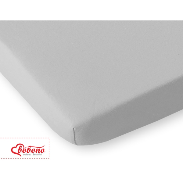 Hoeslaken Jersey voor Kinderbed 140x200 cm Grijs