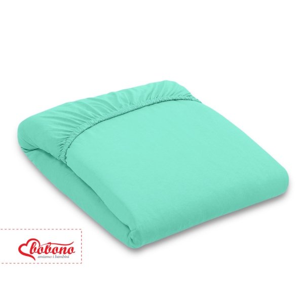 Hoeslaken Jersey voor Kinderbed 140x200 cm Mint