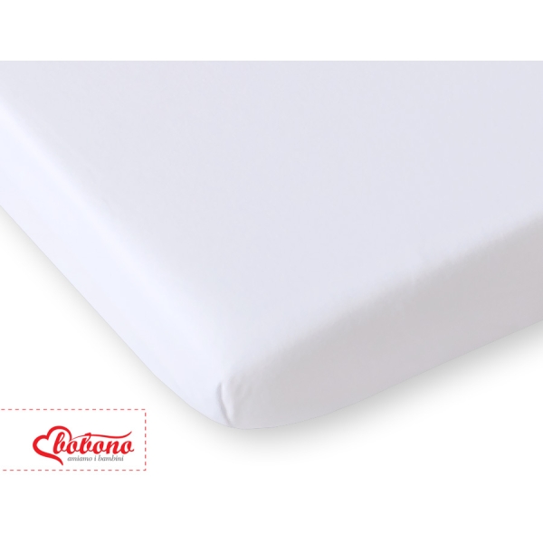 Hoeslaken Jersey voor Kinderbed 140x200 cm Wit