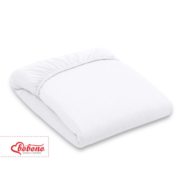 Hoeslaken Jersey voor Kinderbed 140x200 cm Wit