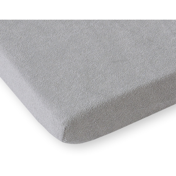 Hoeslaken Juniorbed Frotte 80x200 cm Grijs