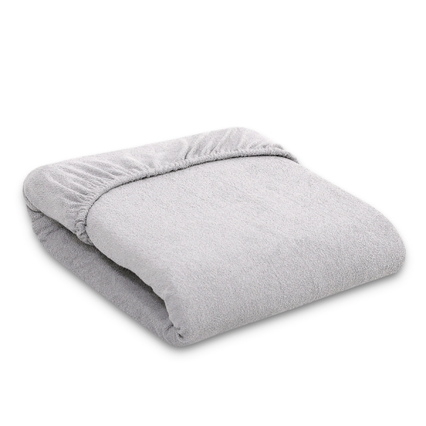 Hoeslaken Juniorbed Frotte 80x200 cm Grijs