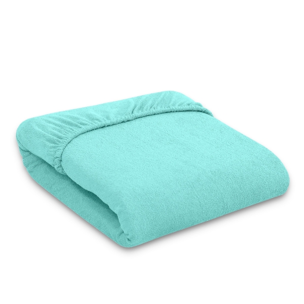 Hoeslaken Kinderbed Frotte 80x200 cm Mint
