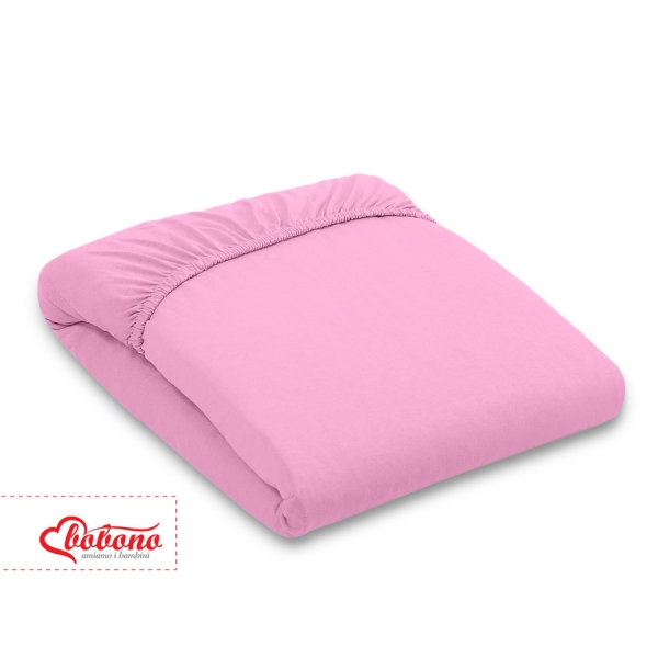 Hoeslaken van Jersey Juniorbed 140x200 cm Roze