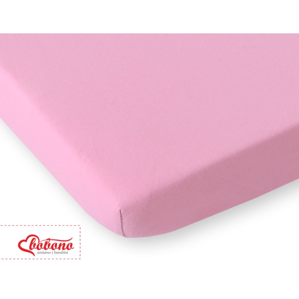 Hoeslaken van Jersey Juniorbed 140x200 cm Roze