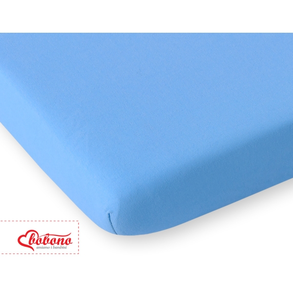 Hoeslaken van Jersey voor Babybed 120x60 cm Blauw
