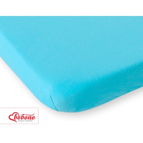Hoeslaken van Jersey voor Kinderbed 120x60 cm Turkoois