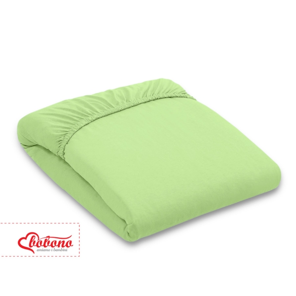 Hoeslaken van Jersey voor Ledikant 140x70 cm Groen