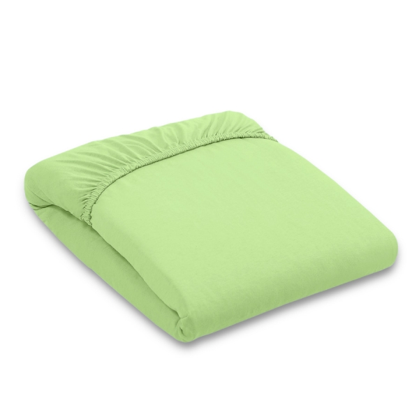 Hoeslaken van Jersey voor Ledikant 140x70 cm Groen