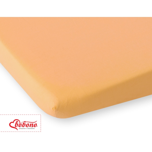 Hoeslaken van Katoen voor Ledikant 140x70 cm Oranje