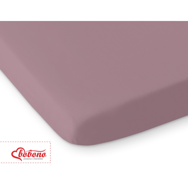 Hoeslaken voor Ledikant 120x60 cm Katoen Wit Pastelviolet