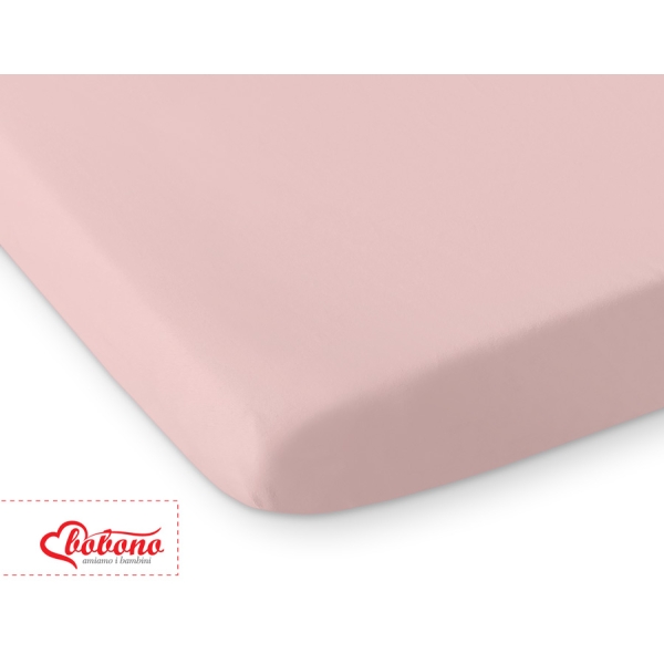 Hoeslaken voor Ledikant 120x60 cm Katoen Wit Stofroze