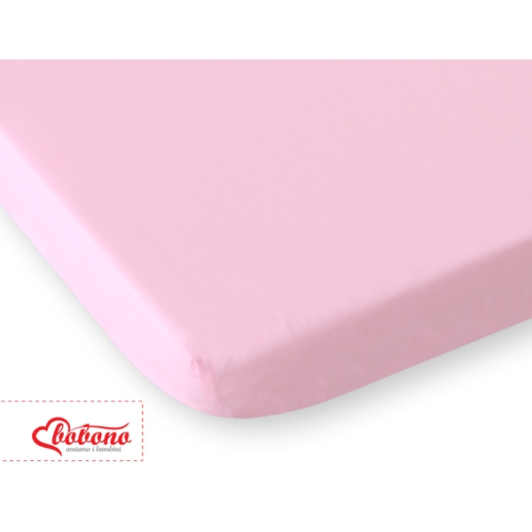 Hoeslaken voor Ledikantje 60x120cm Katoen Roze