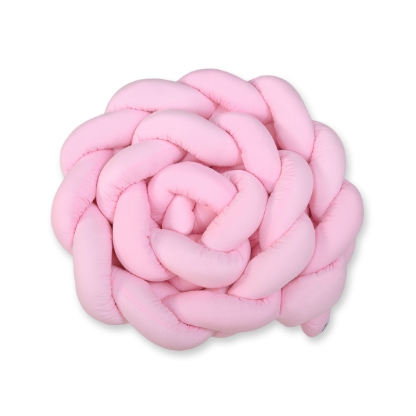 Hoofdbeschermer Gevlochten 360cm Ledikant Roze Voor Meisjes