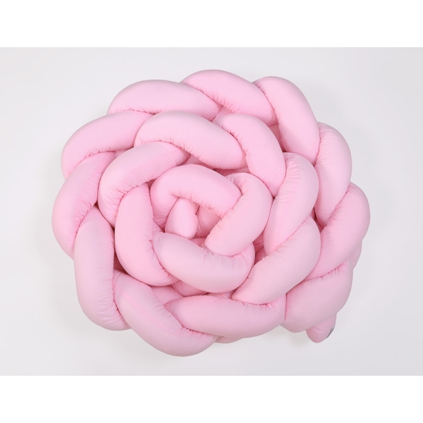 Hoofdbeschermer Gevlochten 360cm Ledikant Roze Voor Meisjes