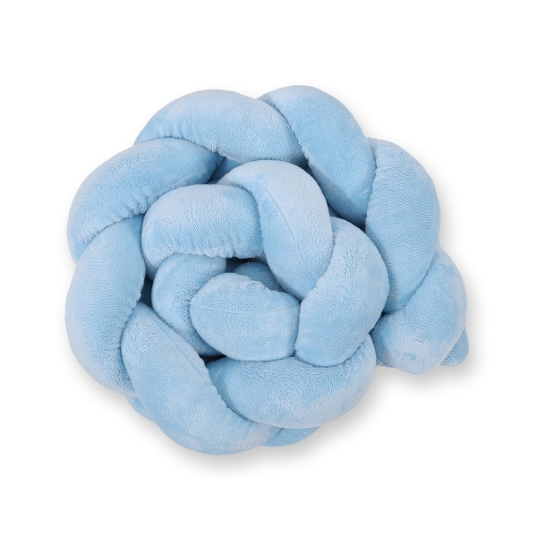 Hoofdbeschermer Gevlochten voor Ledikant 180cm  Blauw Voor Jongens
