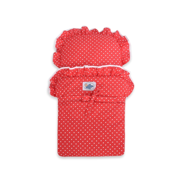 Houten Poppenwagen Wit Rood