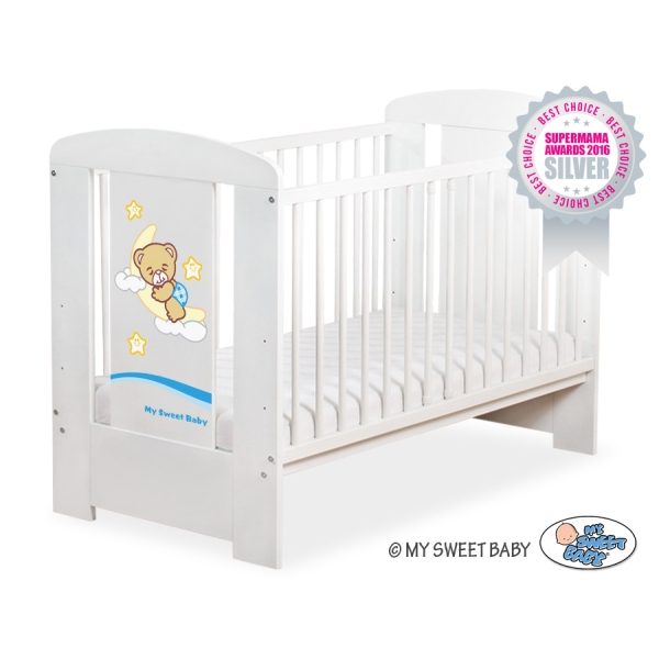 Kinderbed 120x60 cm - Good Night Wit Welterusten