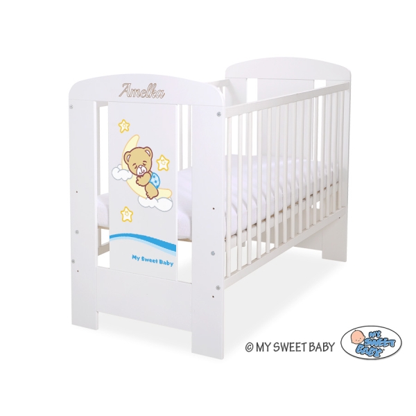 Kinderbed 120x60 cm - Good Night Wit Welterusten