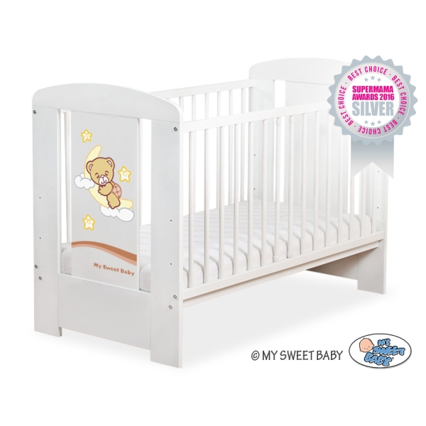 Kinderbed 120x60 cm - Good Night Wit Welterusten