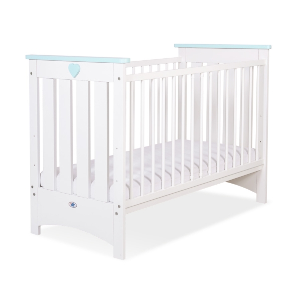 Kinderbed 120x60 cm - Lorenzo III Wit Mint