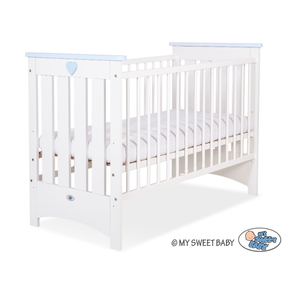 Kinderbed 120x60 cm - Lorenzo III Wit Mint