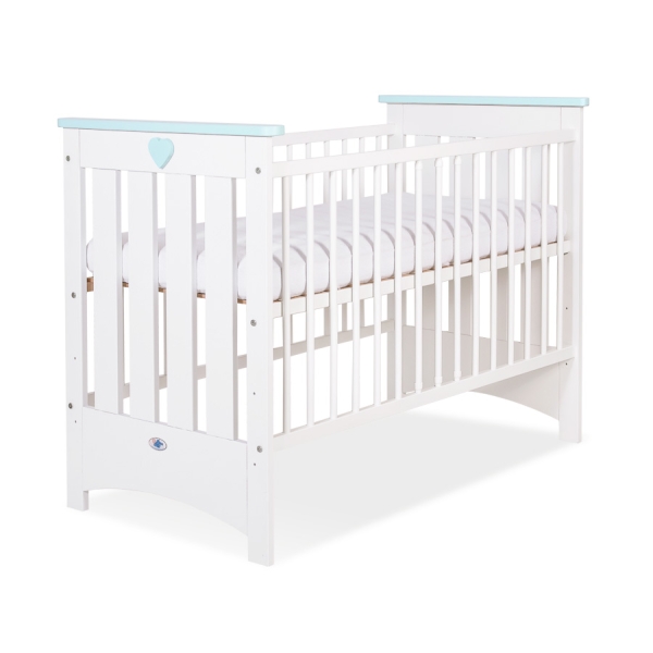 Kinderbed 120x60 cm - Lorenzo III Wit Mint