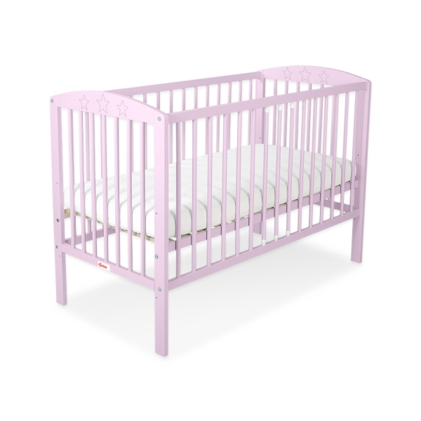 Kinderbed 120x60 cm - Sterren Roze Sterren