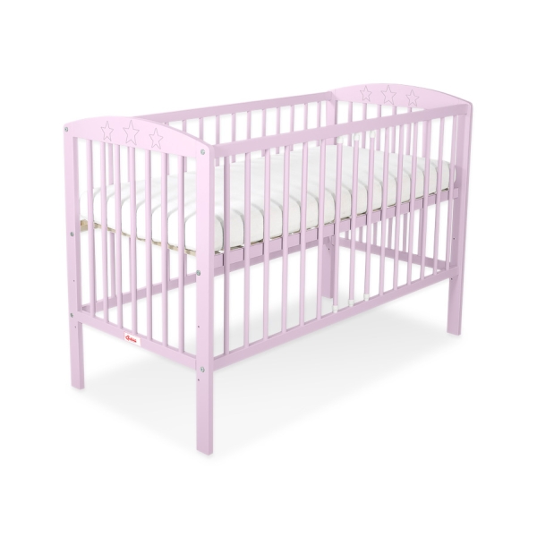 Kinderbed 120x60 cm - Sterren Roze Sterren