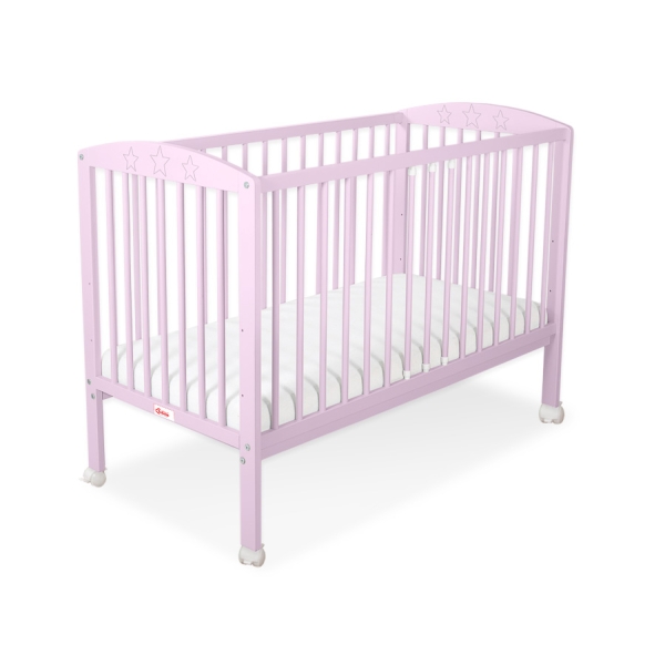 Kinderbed 120x60 cm - Sterren Roze Sterren