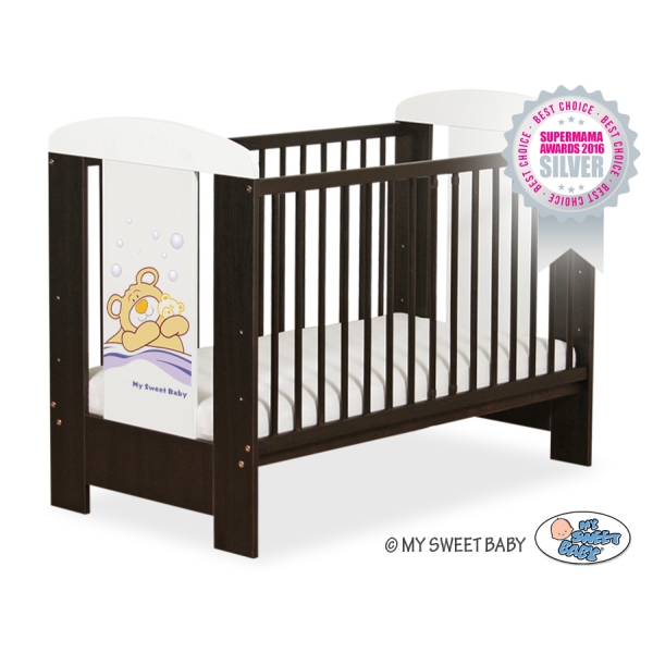 Kinderbed 120x60 cm - Tedy Bear Barnaba Bruin Teddy Bear Branaba