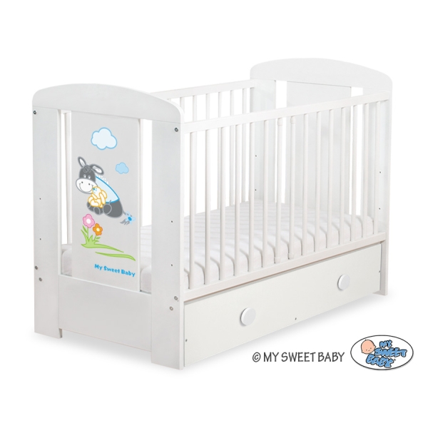 Kinderbed met Lade 120x60 cm - Donkey Luca MAXI Ezel Luca