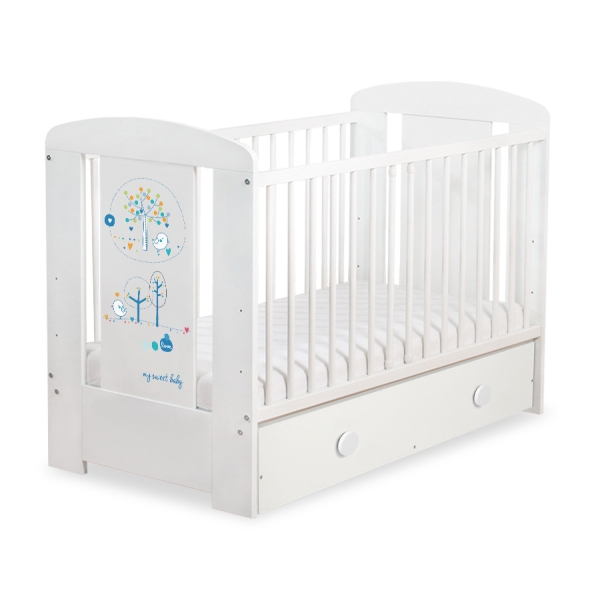 Kinderbed met Lade 120x60 cm - Happy balloons MAXI
