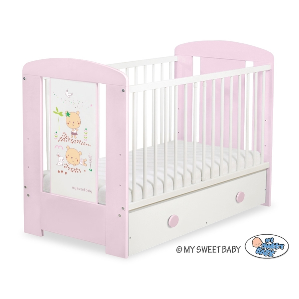 Kinderbed met Lade 120x60 cm - Happy balloons MAXI