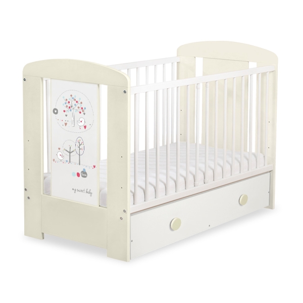 Kinderbed met Lade 120x60 cm - Happy balloons MAXI