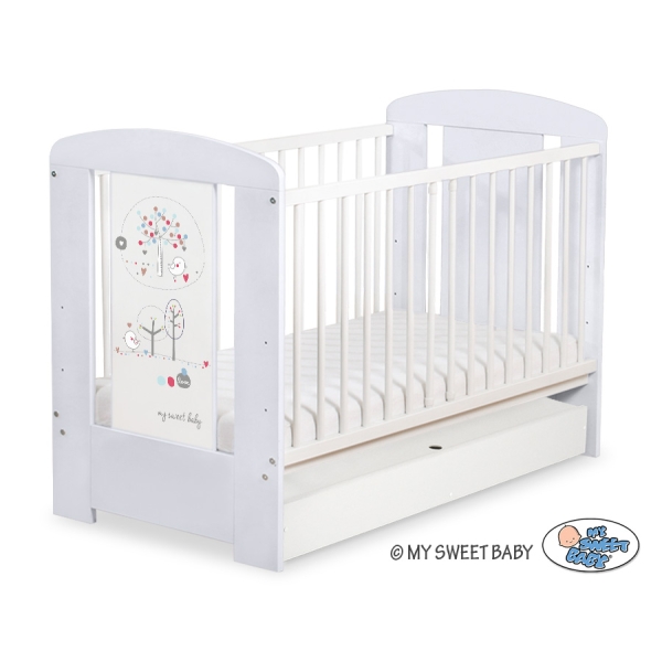 Kinderbed met Lade 120x60 cm - Happy balloons STANDARD