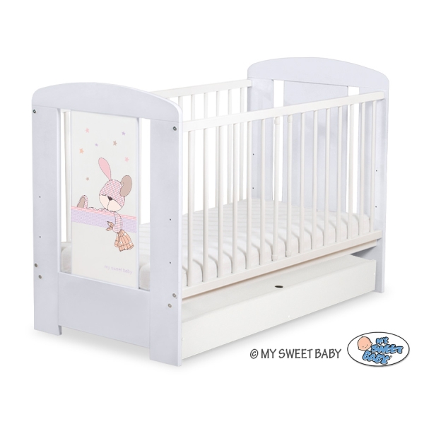 Kinderbed met Lade 120x60 cm - Happy balloons STANDARD