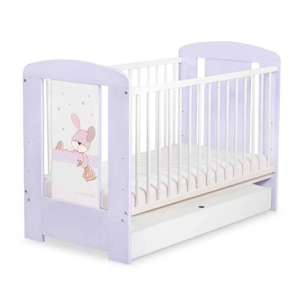 Kinderbed met Lade 120x60 cm - Happy balloons STANDARD