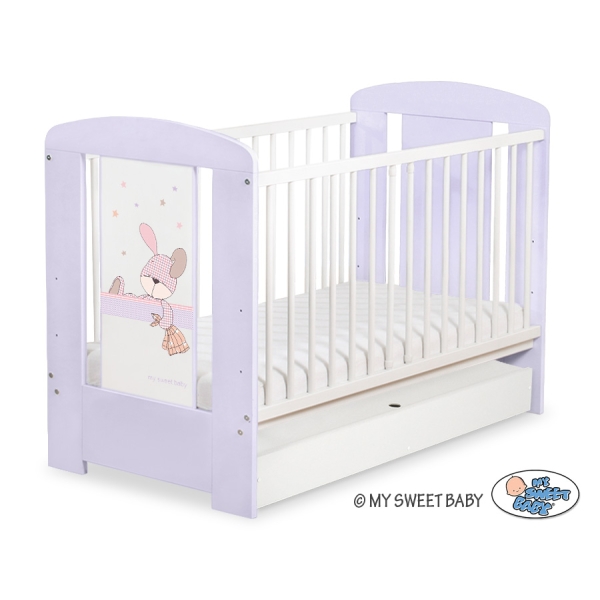 Kinderbed met Lade 120x60 cm - Happy balloons STANDARD