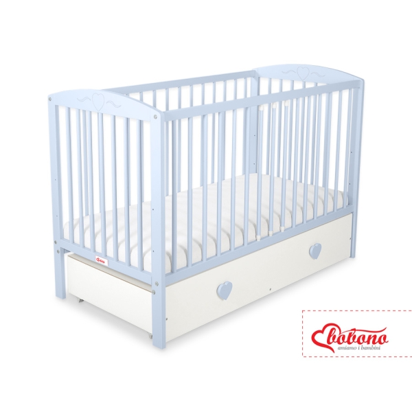 Kinderbed met Lade 120x60 cm - Harten MAXI