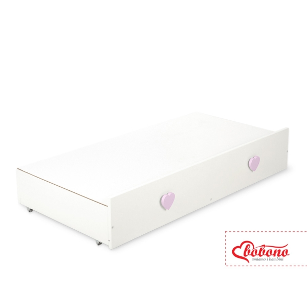 Kinderbed met Lade 120x60 cm - Harten MAXI