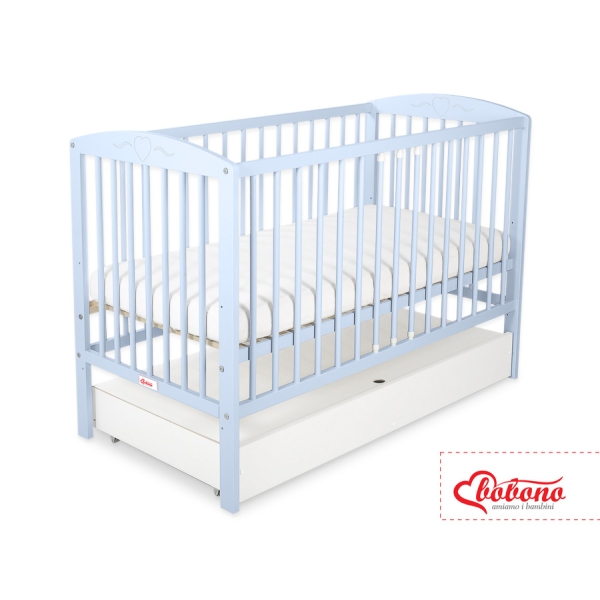 Kinderbed met Lade 120x60 cm - Harten STANDARD